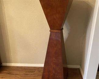 Modernist Walnut Display Base / Plant Stand