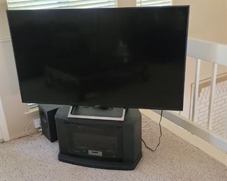 65in Sony Bravia TV with Glass Door Stand