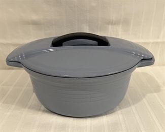 Le Creuset Futura #23 Slate Blue Dutch Oven 1 of 2