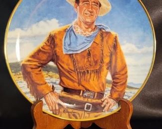Numbered, Limited Edition John Wayne Plate