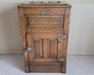 Antique Icebox by White Clad from St Louis, MO