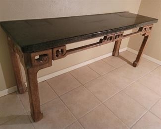 Empire Granite Top Console Table