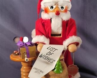 Steinbach Nutcracker: List of Wishes Santa, German