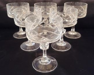 (6) Cristal D'Arques Durand: Crystal Champagne / 6 of 12 in this auction