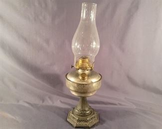 Vintage No. 2 Queen Anne Hurricane Oil Lamp