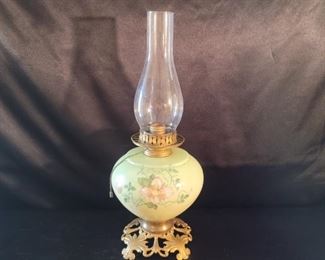 Electrified Hurricane Parlor Lamp