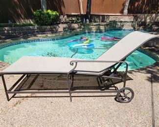 Poolside Chaise, Matching Chaise and Table in another lot