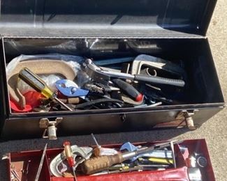 Professional Steel Tool Box Loaded w/ Hand Tools!