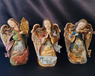 (3) 2006 Roman, Inc. Angels Playing & Praying