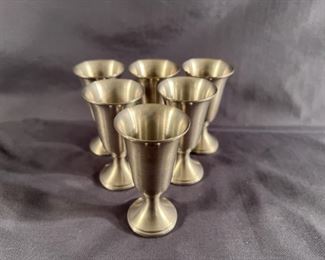 (6) Pewter Shooters by Web
