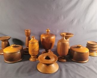 Lot of Wooden Decor Items