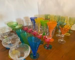 Dozens of Plastic Glass and Dishware