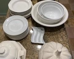 Party Dishware in a variety of patterns and colors
