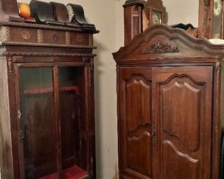 Gun cabinet and wardrobe