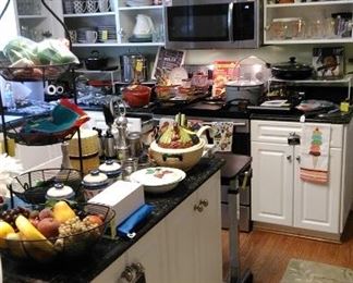 Kitchen appliances and everything you need for cooking a feast!