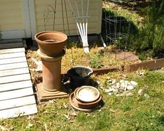 Terracotta stand (two of these)