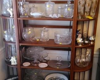 Crystal and some Waterford, porcelain and vintage glass