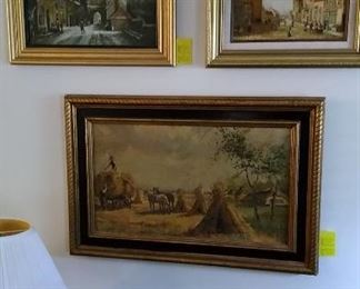 Original art work nicely framed.