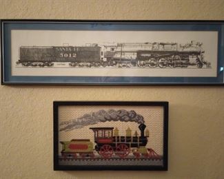 Train Art and collectibles