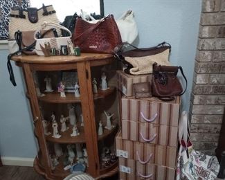 Brighton purses and jewelry also Willow tree figurines