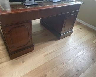 . . . a rear view of the executive desk