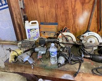 assorted power tools