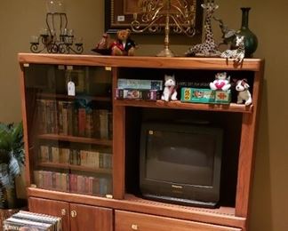 Entertainment Center, puzzles, vinyl