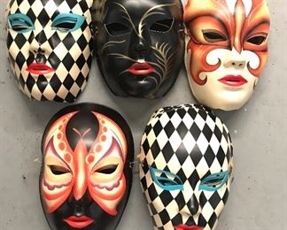 Vintage 1980s masks