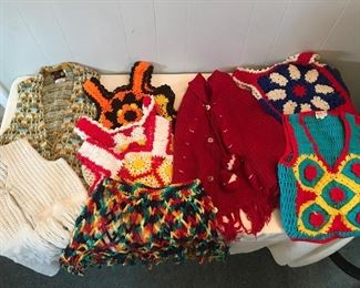 A box of knit wear (30+ pieces)
