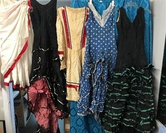 Antique Flamenco dresses (@1900?)