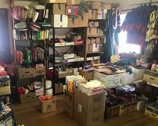 $5, $10, $15 dollar boxes of scrap fabrics