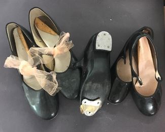 Tap shoes (12 pair or so)