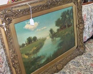 Antique oil on canvas