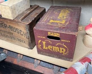 Lemp beer crates