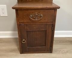Small Antique Ice Box 20x14x13