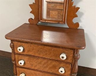 Mini Dresser w/Mirror 18.5x12x7.25