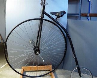 High Wheel Bone Shaker Bicycle, Reproduction, Seat Height 53"