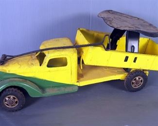 Vintage Buddy L International Ride On Dump Truck