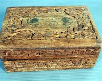 A Complete Guide To The Tarot By Eden Gray Hardback Book Published 1970 And Carved Wood Box With Tarot Card Deck