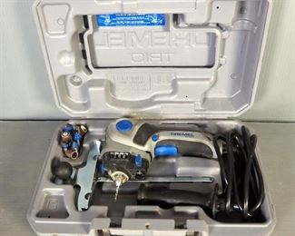 Dremel Trio Rotary Tool Model 6800 Including Bits And Carrying Case