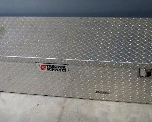 Tractor Supply Diamond Plate Tough Guy 11 Truck Bed Tool Box With Key, 12.5" x 70.5" x 16.5