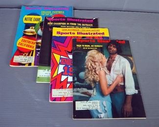 Vintage Sports Illustrated Magazines, Years Range 1968 - 1977, Qty30