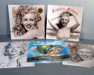 Marilyn Monroe And Boris Vallejos Calendars Qty 5