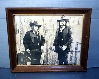 Antique Oval Gesso Wood Frames, 12" x 14", Qty 2, And Framed Black And White Photographs, 10.5" x 8.75" & 13.5" x 16.5"