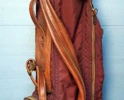 Vintage Coyote Golf Bag Includes Spalding, Ram And Wilson Woods And Wilson Irons