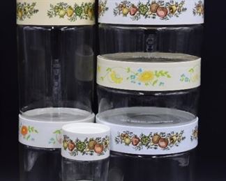 Vintage Pyrex Corningware Containers