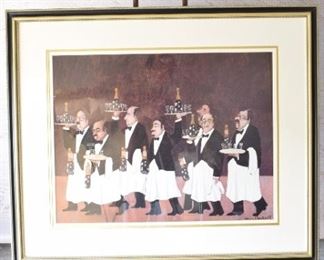 "Charge of the Flowerbottle Brigade" Print by Guy Buffet
