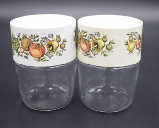 Vintage Pyrex Corningware Spice of Life Jars