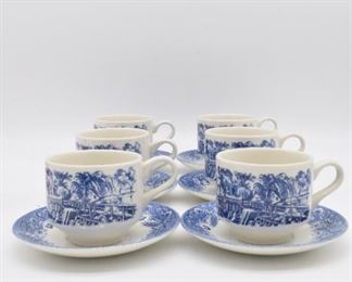 Churchill England Teacups & Saucers
