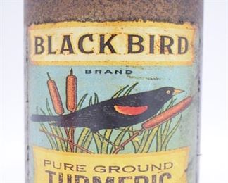 Blackbird Pure Ground Turmeric Tin Canister
